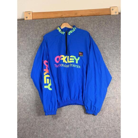Surf Style Other - Vintage 90's Surf Style Purple OAKLEY Pullover SURFER Windbreaker Size OS